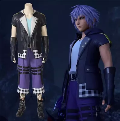 Game Kingdom Hearts III Riku Cosplay Costume Outfits Halloween Men's Clothing • $78.83