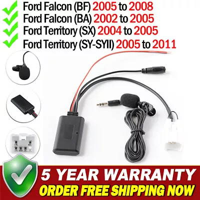 Blue-tooth Adapter Aux Handfree Module Fit For Ford Falcon BA-BF Territory SY SX • $16.99