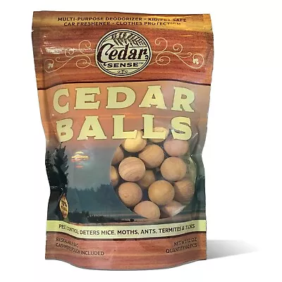 Cedar Balls - 60 Pk - Cedar Sense - Alternative To Moth Balls • $14.95