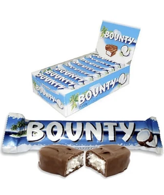 £11.99 • Buy BOUNTY CHOCOLATE FULL BOX OF 24 BARS 57g EACH Box Full Case BBF 04/23