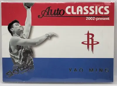 03-04 Skybox Autographics Autoclassics Yao Ming HOF Insert Card Houston Rockets • $4.75