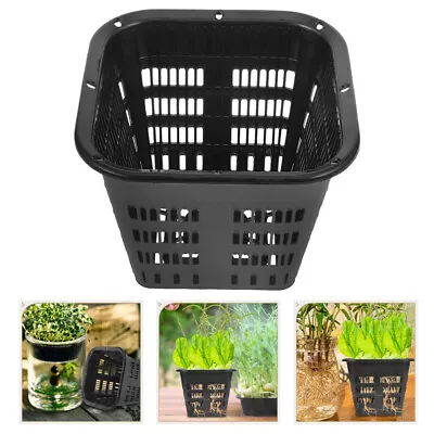  8Pcs Hydroponic Net Pots Baskets For Hydroponics Slotted Mesh Net Cups Reusable • $19.64