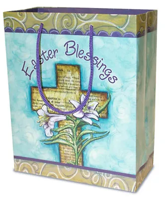 Easter Gift Bag With Tag & Tissue - EASTER BLESSINGS - Medium - D21546 • £1.99