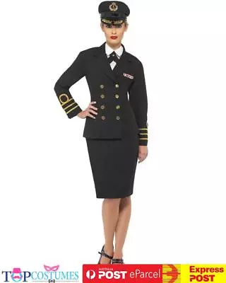 Navy Officer Pilot Sailor Flight Captain Women Uniform Fancy Dress Costume • $59.81