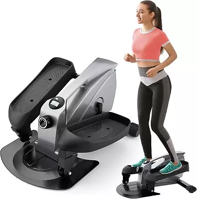 Under Desk Portable Elliptical Machine Bike Pedal Exerciser With Resistance • $89.99