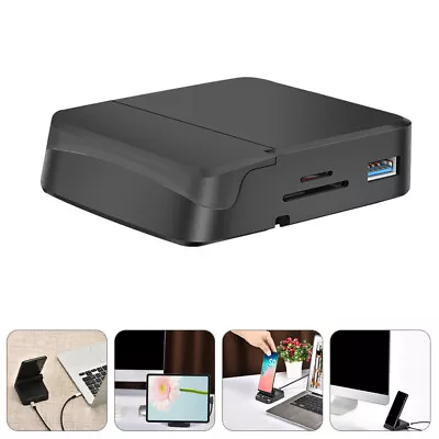  8 In USB Ports Expander Adapter Phone Bracket Docking Station Adaptor Hub • $21.18