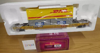 Mth 20-95281 Ttx Husky Stack Car O Scale Train Intermodal Ship Container Dhl Mol • $99.95