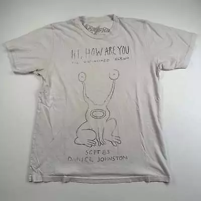 Daniel Johnston Shirt Medium Hi How Are You • $100