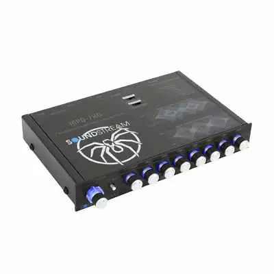 SoundStream MPQ-7XO 7 Band 8 Volt 1/2 DIN Dual Channel Parametric Equalizer • $34.48