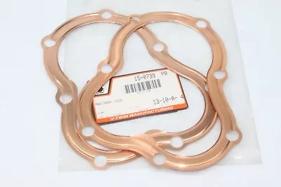 1930-35 Harley VL Big Twin Flathead Cylinder Head Gaskets Copper P# 11-30 NEW • $34.99