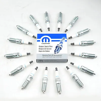 CHRYSLER JEEP DODGE RAM 5.7L HEMI Set Of 16 NEW OEM MOPAR Spark Plugs 68303913AA • $119.99