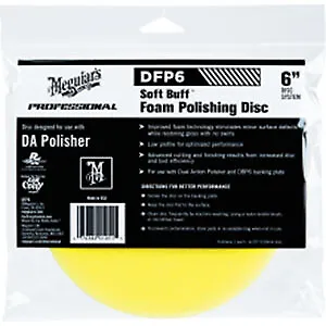 Meguiar’s DFP6 DA Foam Dual Action 6  Polishing Disc For Car/Auto Detailing • $15.87