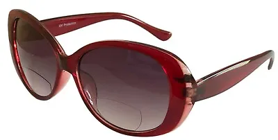 £12.50 • Buy Bifocal Sunglasses Reading Glasses Large Red Women's Frames Readers BDF44