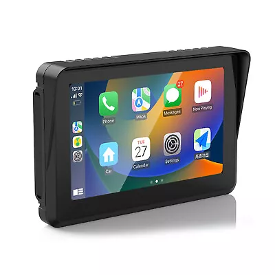 Motorcycle Radios Stereo Bluetooth Touch Screen GPS Navi FM CarPlay Android Auto • $161.90