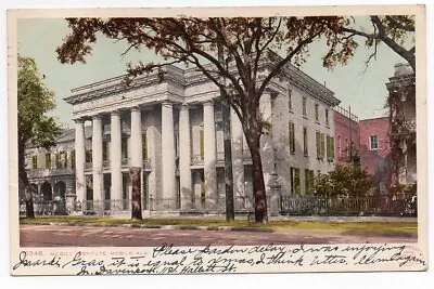 UDB PostcardMcGill InstituteMobileAla.Alabama1907 • $3