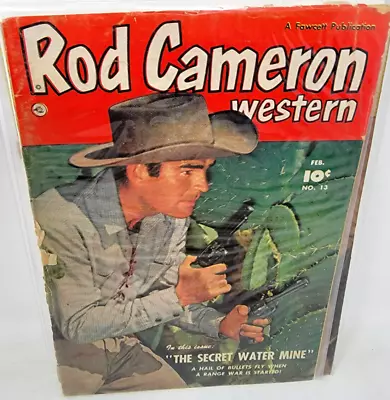 £21.27 • Buy Rod Cameron Western #13 *1952* Fawcett Silver Age Western 2.0* Ga