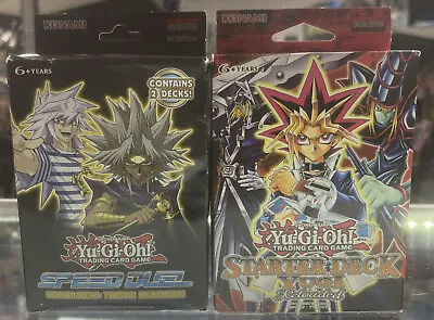 Yu-Gi-Oh! SpeedDuel TWISTED NIGHTMARES Starter Deck & Starter Deck YUGI RELOADED • $196.55