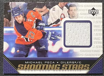 2005/06 Upper Deck Michael Peca (oilers) Game Used Jersey #s-mp Nm/mt+ • $1.75