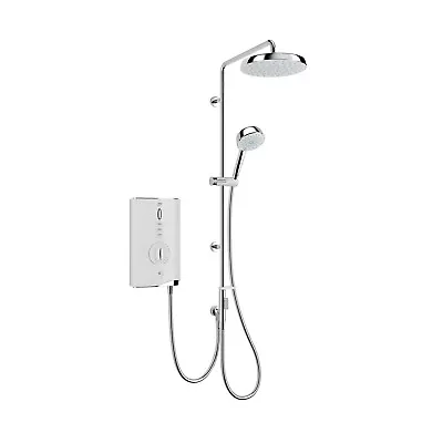 *NEW* Mira Sport Max DUAL Outlet Electric Shower 9kW | Gloss White | RRP £420 • £339