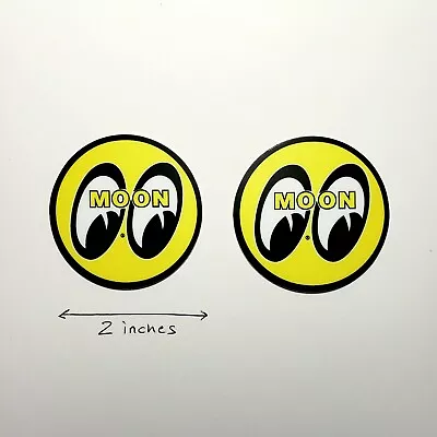 2 Pack Of Moon Eyes Stickers - 2 Inch Rat Fink Hot Rod Old School Vintage Racing • $5.75