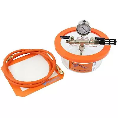 $65 • Buy BVV Best Value Vacs 1.75 Quart Pyrex Vacuum Chamber