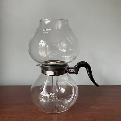 $89 • Buy Vintage Pyrex Double Bubble Vacuum Coffee Maker LW-8M UW-8