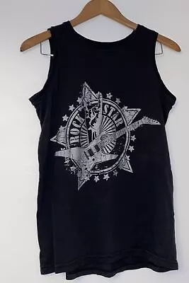 Drill Nyc Gray Rockstar Tank Top Mens/ Teens M Guitar Rock Party  • $9