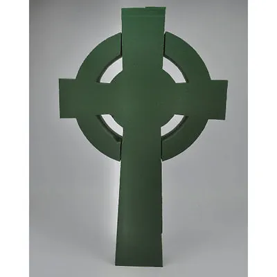 Celtic Cross Floral Foam  61cm Funeral Memorial Tribute Oasis Type Sku 2470 • £25.99