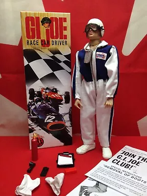 1964 GI JOE - New Action Joe Race Car Driver Figure & Coffin Box & Gear • $249.95