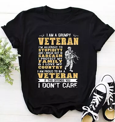 Veteran Shirt  Veteran T-shirt  Dad Shirt  Papa Shirt  Papa Gift  Veterans Day G • $15.99