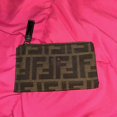 Vintage FENDI Long Wallet W/Coin Pocket Zippers • $150