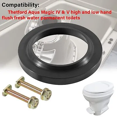For Thetford Aqua Magic IV V 12524 Closet Bolt Kit Toilet Parts Flange Seal Nuts • $11.89