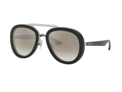 Brand New Genuine MIU MIU Black Rounded Sunglasses • £44.99
