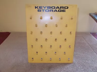 Vintage Wall Mount Key Board Holder Plastic Rack Car Dealer Rntal Organizer • $47.85