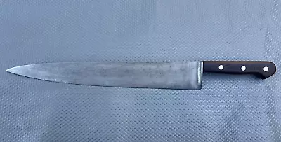 Rare Vintage Dexter #48914 Extra Large 14  Carbon Steel Chef's Knife • $139.99