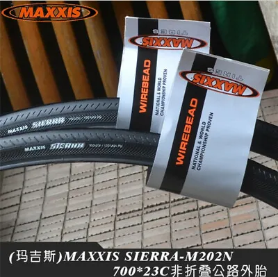 NEW 1pair MAXXIS Detonator SIERRA 700*23C Black MTB Road Bike Tires Cycling Tyre • $64.84