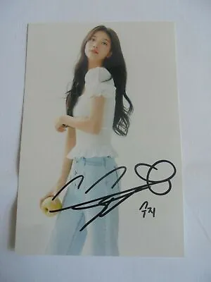 Suzy Bae Miss A 4x6 Photo Korean Actress KPOP Autograph Hand Signed USA Seller Q • $14.99