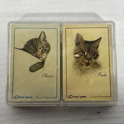 Chessie System Purr-fect Transportation 2 Sealed Decks Playing Cards Cats Peake • $32.43
