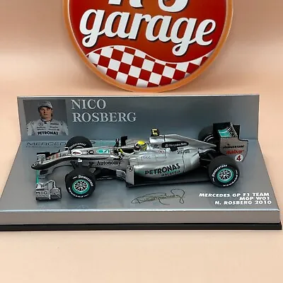 MINICHAMPS 1/43 Mercedes GP F1 Petronas MGP W01 Nico Rosberg 2010 410100004 • $52