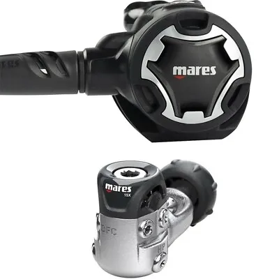 Mares Dual 15X Regulator 416258-INTBK Yoke Scuba Regulator New Sealed • $195