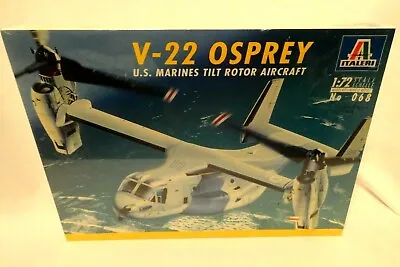 Italeri V-22 Osprey U.s. Marines Tilt Rotor Aircraft Model Kit 1:72 Scale #068 N • $69.99
