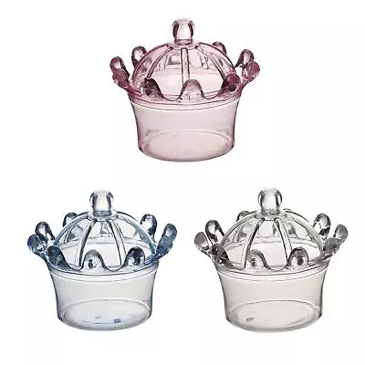 6x Candy Jars Cookie Biscuit Jar Jewelry Storage Box Mini • £6.95