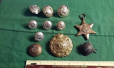 Lot 11 Vintage ROYAL ENGINEERS British / Canadian Buttons Pin Badge • $19