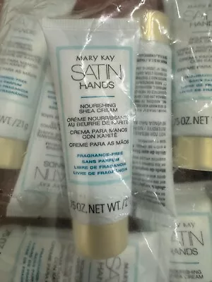 Lot Of 12 Mary Kay Satin Hands Cream Fragrance Free .75  Mini Travel Purse Size • $16.90