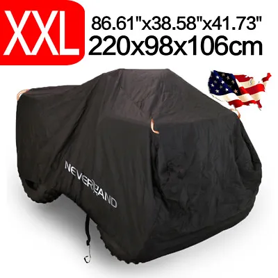 Quad Bike ATV Cover Outdoor Waterproof Dust Snow UV For Yamaha Big Bear 250 400 • $26.59