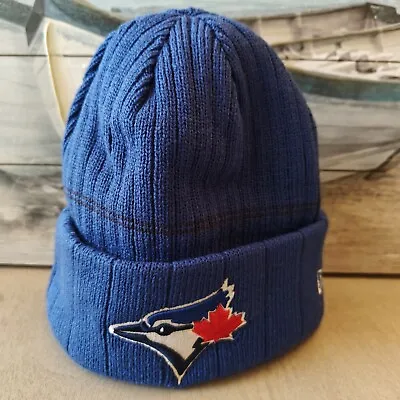 New Era Men's Beanie MLB Toronto Blue Jays Royal Blue Thermal Guard Knit Hat • $19.95