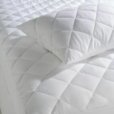 Extra Deep Quilted Waterproof Matress Mattress Protector Fitted Bed Cover Uk • £9.39