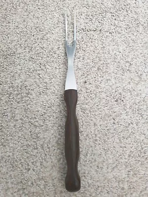 Cutco 1026 Turning Meat Fork 5.25” Blade Brown Red Orange Swirl Handle • $7.95