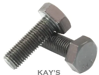 M12 X 1.25 EXTRA FINE PITCH FULLY THREADED SET SCREWS HIGH TENSILE 8.8 HEX BOLT  • £30.17