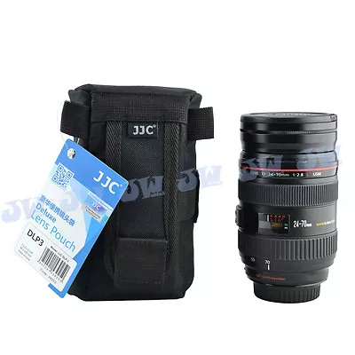 Deluxe Lens Pouch For Canon EF 24-70mm F/4L IS USM EF-S 55-250mm F/4-5.6 IS STM • $21.99